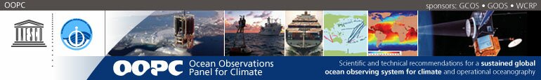 GCOS-GOOS-WCRP Ocean Observations Panel for Climate